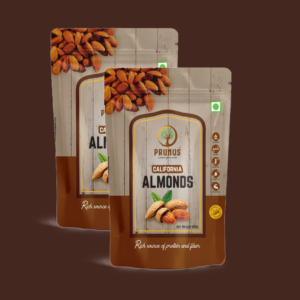 PRUNUS 100% Natural Premium California Almonds (250g x 2) (500g)